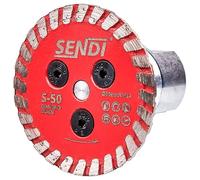 Disco diamantato SENDI S-50 50 MM X M14 - Disco da 50 mm di diametro per piastrelle con montaggio a filettatura M14 - Permette una buona maneggevolezza nel risanamento delle guarnizioni delle