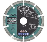 Disco diamantato smerigliatrice Diametro 125 mm Ø foro 22,23 mm PIETRA MATTONI