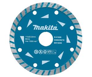 Disco diamantato turbo Ø115mm foro 22,23mm Makita D-41626