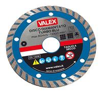 DISCO DIAMANTATO TURBO 230 mm 230x3x22,2 VALEX PIASTRELLE COTTO SMERIGLIATRICE