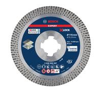 Bosch Professional 1x Dischi diamantati X-LOCK Expert HardCeramic (per Piastrelle dure, Pietra dura, Ø 115 mm, accessorio Smerigliatrice angolare piccola)