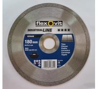 DISCO DIAMANTATO x tagliapiastrelle CORONA LISCIA 180x30/25.4 mm FLEXOVIT