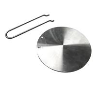 Disco Diffusore Piano cottura ad Induzione Universale Acciaio Inossidabile 24cm