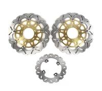 Disco Dischi Freno Anteriore Posteriore Rotore per KAWASAKI ER6N ER6F 2006-2015 Disks Accessori per motori ER-6N ER-6F 2007 2008 2009 2010 2011 2012 2013 2014 Oro Ninja ZX10R