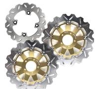 Disco Dischi Freno Anteriore Posteriore Rotore per KAWASAKI Z1000 2003-2006 Disks Accessori per motori Z 1000 2004 2005 Oro Z750 Z750S Ninja ZX6R