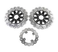 Disco Dischi Freno Anteriore Posteriore Rotore per KAWASAKI Z1000 2003-2006 Disks Accessori per motori Z 1000 2004 2005 Nero Z750 Z750S Ninja ZX6R