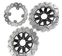 Disco Dischi Freno Anteriore Posteriore Rotore per KAWASAKI Z750 2004 2005 2006 Disks Accessori per motori Z750 04 05 06 Nero Z750S 05-06 Z1000 03-06