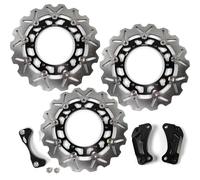 Disco Dischi Freno Anteriore Posteriore Rotore per XP TMAX 500 2008-2011 Disks Accessori per motori XP500 T MAX500 T-MAX500 Nero 2009 2010