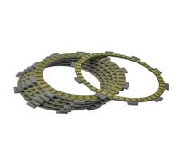 Disco dischi frizione attrito universale per moto da 6 pezzi compatibile con TRX350 2000 2006 NV400 00 08 SWT 400 09 14 VT400 09 17 VT500 83 86 VT400S