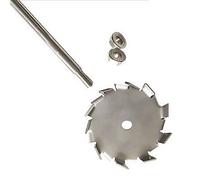 Disco disperdente in acciaio inossidabile 304 con asta di agitazione per macchina di dispersione (5 CM/1,96")