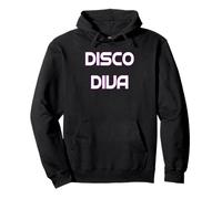 Disco Diva 70s Danza Felpa con Cappuccio