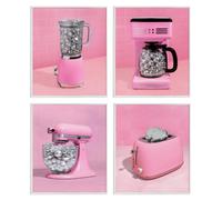 Disco Drink Blender Retro Glam, 40,6 x 50,8 cm con cornice Gi Print Set | Stupell Industries · Di LISH Creative · Pronta da appendere · Accento divertente per cucina o salotto · Made in USA