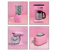 Disco Drink Blender Retro Glam, 40,6 x 50,8 cm con cornice Gi Print Set | Stupell Industries · Di LISH Creative · Pronta da appendere · Accento divertente per cucina o salotto · Made in USA