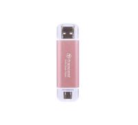 Disco Duro Transcend ESD310 512GB SSD USB 10 Gbit/s Rosa con Protezione