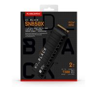 Disco Duro WD Black SN850X 2TB M.2 NVMe PCIe 4.0 7300MB/s Dissipatore