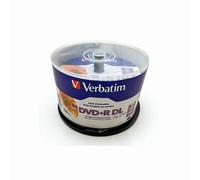 Verbatim 97693 DVD vergine 8,5 GB DVD+R DL 50 pz