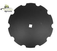 Disco Erpice Frangizolle Dentato Ø560 mm Sp. 4,5 Foro Quadro 31 Agricolo