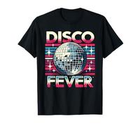Disco Fever Dance Party - Retro Mirror Ball Music Maglietta