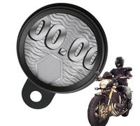 Disco fiscale per moto, con gancio per tessere, resistente alle intemperie, classico, rotondo, per mountain bike, moto, scooter