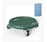 Disco fitness silenzioso per addominali per migliorare la forza, design ergonomico e stabile per la sicurezza (verde scuro 1)