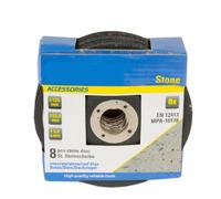 DISCO FLEX PER PIETRA SET DA 8 PEZZI DISCHI SMERIGLIATRICE DIAM. 125 MM