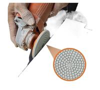 Disco For Lucidatura Bordi Piastrelle In Ceramica Smerigliatrice Angolare Adattatore M10/M14 Disco For Smussatura Bordi Pietra Marmo Quarzo 150#(M10)