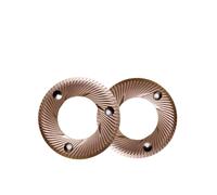 Disco For Macinacaffè Di Grandi Dimensioni Di Qualità In Lega Di Titanio Da 98 Mm, Copia Della Macina SSP, Macina Piatta For Macinacaffè C98pro-DL Ed EK43(Gold)