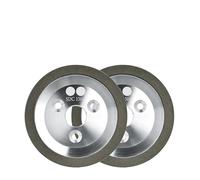 Disco for smerigliatrice a tazza con mola diamantata in resina SDC da 125 mm for utensili angolari in metallo duro 150/200/240/320/400/600/800/1000#(400,Angle 90 degrees)