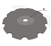 Disco Frangizolle Dentato Ama Ø 560 mm Spessore 5 mm Made in Italy