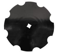 Disco frangizolle dentato ø 410x3 mm - foro quadro 26