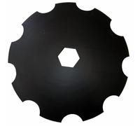 Disco frangizolle dentato ø 610x5 mm - foro esagonale 67