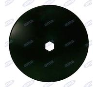 Disco frangizolle liscio diametro 610, foro esagonale 92 mm,spessore 5 mm