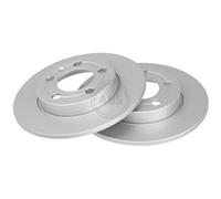 2x Disco freno pieno 17009 A.B.S. per AUDI VW SKODA