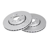 Disco Freno A.b.s. 17976 Rivestito per Nissan Renault Dacia Assale Anteriore