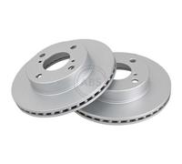 2x Disco freno ventilato 18021 A.B.S. per NISSAN SUZUKI