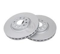 ABS All Brake Systems Disco freno A.B.S. 18087 - Anteriore - 2 pezzi - VW Sharan/Seat/Skoda
