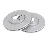 2x Disco freno ventilato 18637 A.B.S. per SEAT VW AUDI SKODA