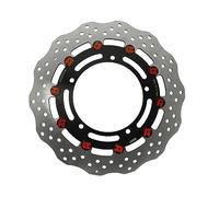 Disco freno Accossato flottante anteriore per Yamaha XJ6 FA Diversion Abs dal 2010 al 2016 (CC 600). Diametro esterno: 298 mm. Diametro interno: 132 mm. Spessore: 5 mm