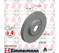 ZIMMERMANN 610.3707.20 Disco freno