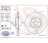 BREMBO 09.9586.1X Disco freno