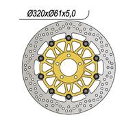 DISCO FRENO ANTERIORE DX SX FLOTTANTE NG KAWASAKI ZX7R NINJA 750 1996 2002