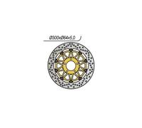 DISCO FRENO ANTERIORE DX SX FLOTTANTE NG SUZUKI GSX 750 1998 2002
