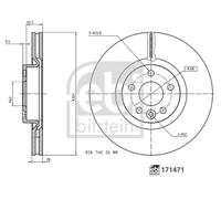 FEBI BILSTEIN 171471 Disco freno