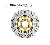 DISCO FRENO ANTERIORE FLOTTANTE NG 162 YAMAHA SR CLASSIC 250 1995 2003