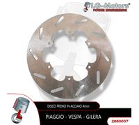 DISCO FRENO ANTERIORE LG-MOTORS PIAGGIO NRG POWER PUREJET 50 cc 2004 2005 2006
