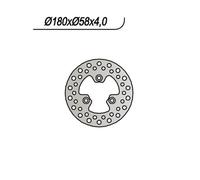 DISCO FRENO ANTERIORE NG 1011 KYMCO YUP 50 2002 2007