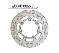 Ng 1023892 Round Brake Disc Argento