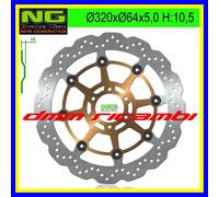 Disco freno anteriore NG 1060X APRILIA RS 125 04>05 RS125 2004 2005 margherita