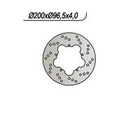 DISCO FRENO ANTERIORE NG 610 PIAGGIO VESPA SPRINT 2T (C53201) 50 2014 2015