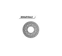 DISCO FRENO ANTERIORE NG 8006 DERBI GP1 E2 LOW SEAT E3 125 2007 2009